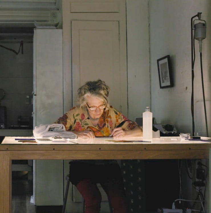 Judith Scheachter in Studio