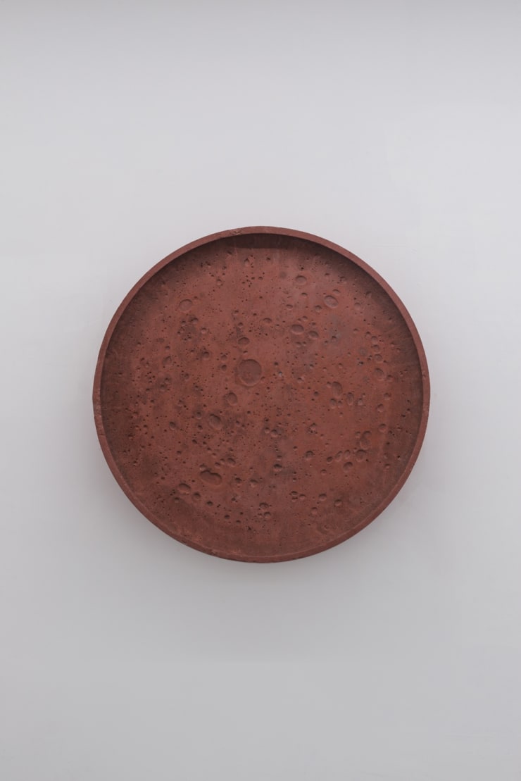 Tezontle Crater I, 2017 Pigmented concrete 80 x 80 x 10 cm (31.50 x 31.50 x 3.94 in)