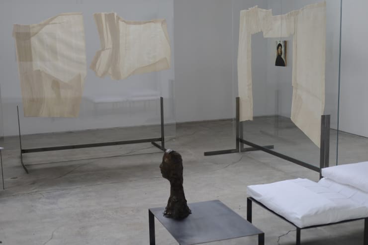 Installation view of 'a room of her own'. Photgraph by Lukas Gschwandtner.