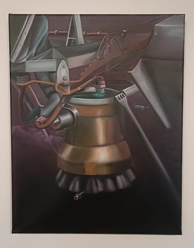 Carolina Fusilier Turbina, 2020 Oil on canvas 70.5 x 55.5 x 3.5 cm ( 27.75 x 21.85 x 1.37 In)