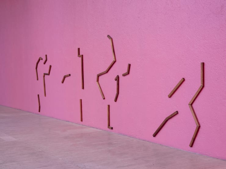 Ana Mazzei Corpo Parede No.6, No7, No9, No10, 2022 Parota wood 167 x 115 x 3 cm (65.75 x 45.28 x 1.18 in)