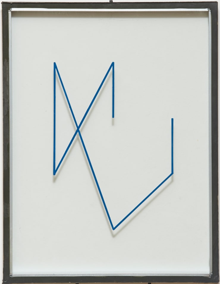 Recent Numbers 6901725, 2012 lakk á fundið efni Recent Numbers 6901725, 2012 lacquer on found material 35.4 x 27.1 cm TUM0034