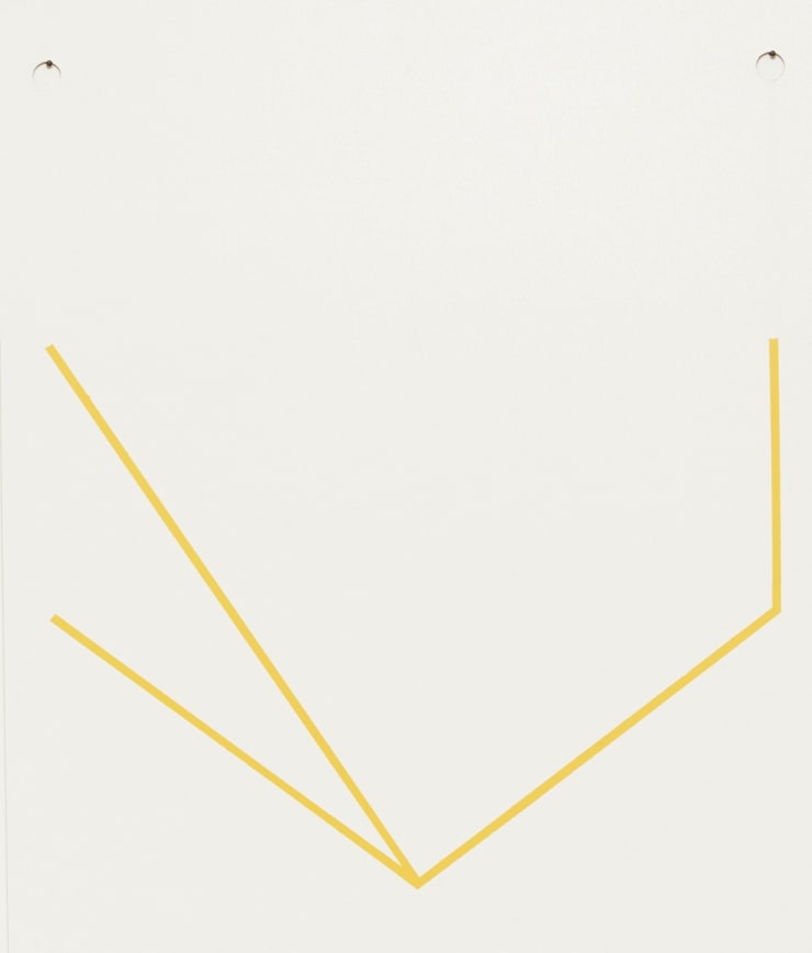 Recent Numbers 6900704, 2013 lakk á fundið efni Recent Numbers 6900704, 2013 lacquer on found material 68.5 x 58.2 cm TUM0033