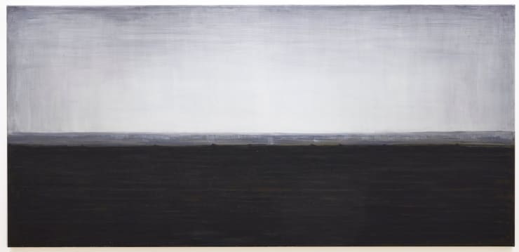 Án titils, 2007 olía á striga Untitled, 2007 oil on canvas 95 x 200 cm GGH0011