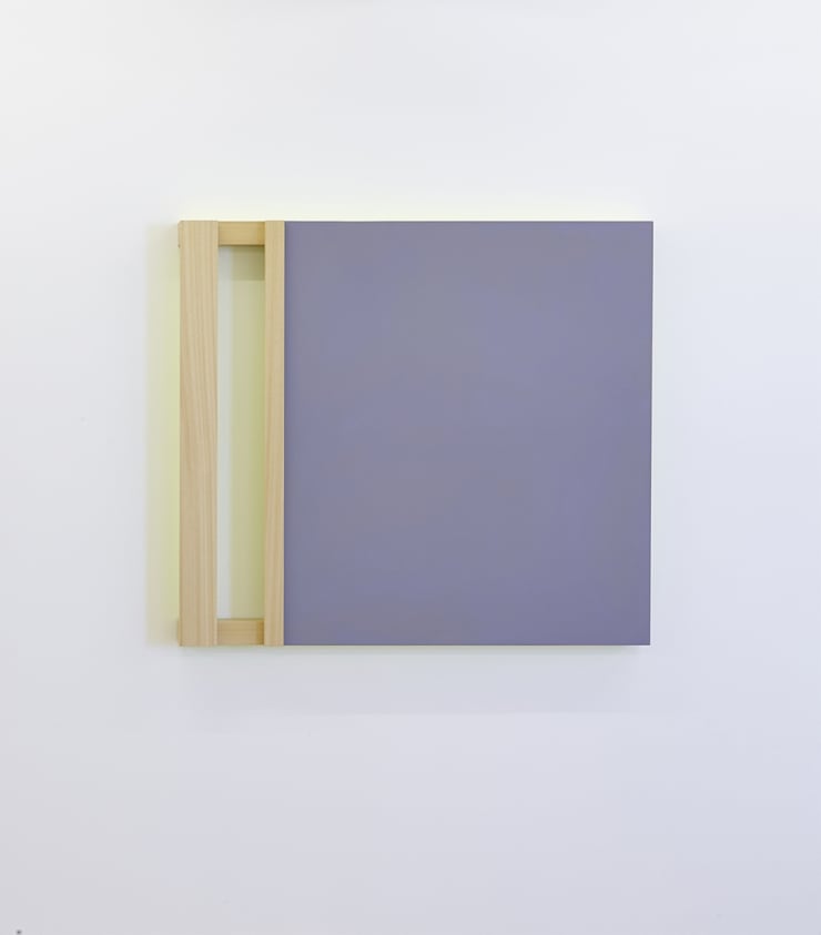 Plenty and Empty N°7, 2012 Akrýl- og flúormálning á við 33 x 45 x 7.5 cm JEC0013