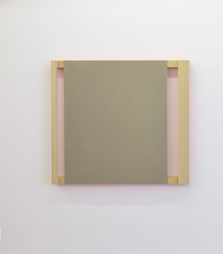 Plenty and Empty N°5, 2012 Akrýl- og flúormálning á við 90 x 100 x 8 cm JEC0015