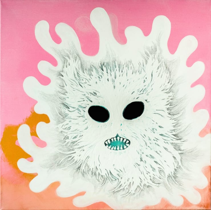 Dýr í útrýminingarhættu / Endangered Animal, 2018 Acrylic paint on canvas 70 x 70 cm GKF0019