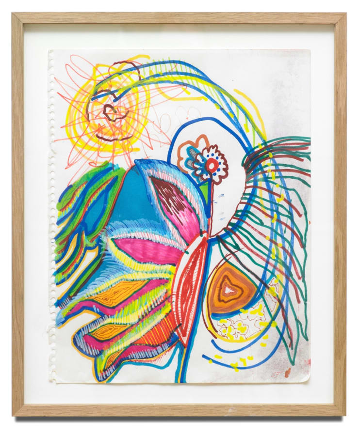 Sleeping error of judgement, 2017 Blönduð tækni á prent á pappír / Mixed media on print on paper 37,5 x 29 x 3 cm