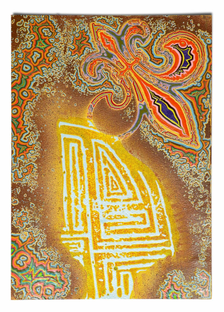 Spádómur Lúðvíks, 2017 32 x 25 x 3 cm