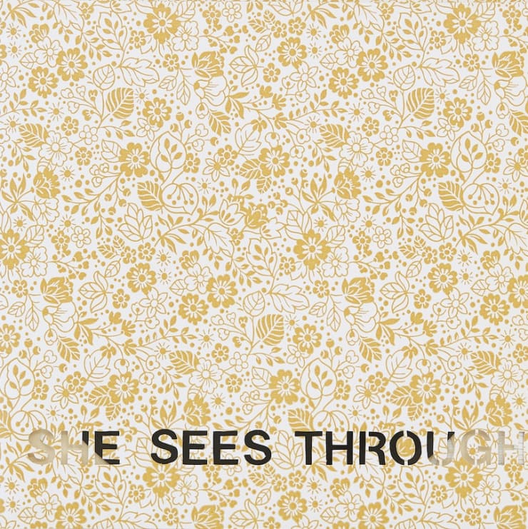 comme ca louise?, 2017 mixed media on paper 32 x 32 x 1,5 cm