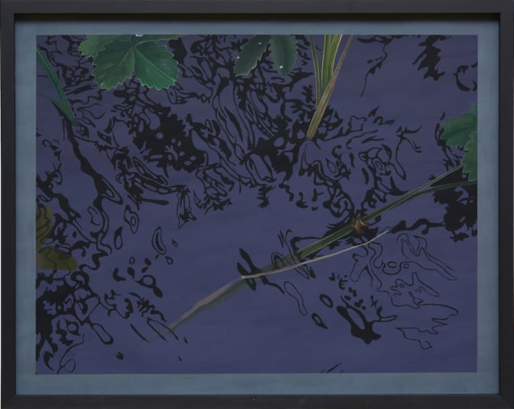 Mýrarskuggar 3 gvass, 2016. gvass á pappír / gouache on paper. 72 x 58 cm