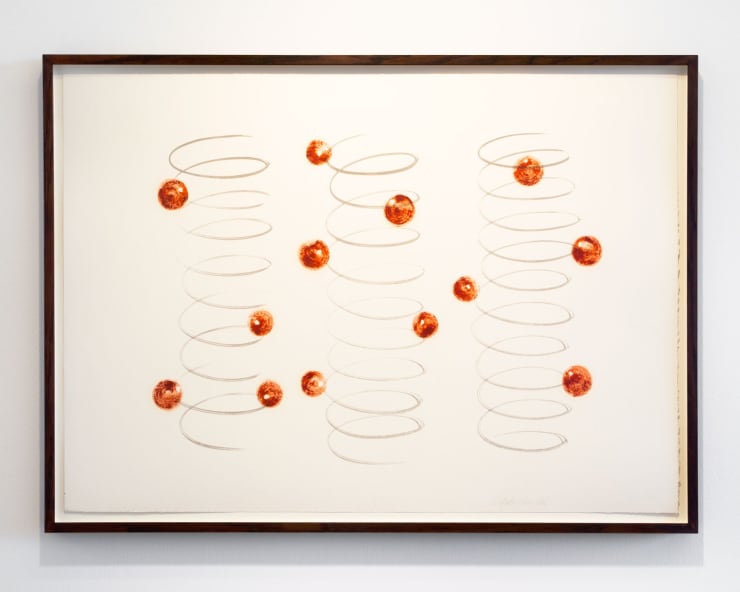 Án titils, 2015 Olía á pappír 52 x 73 cm SÁS102