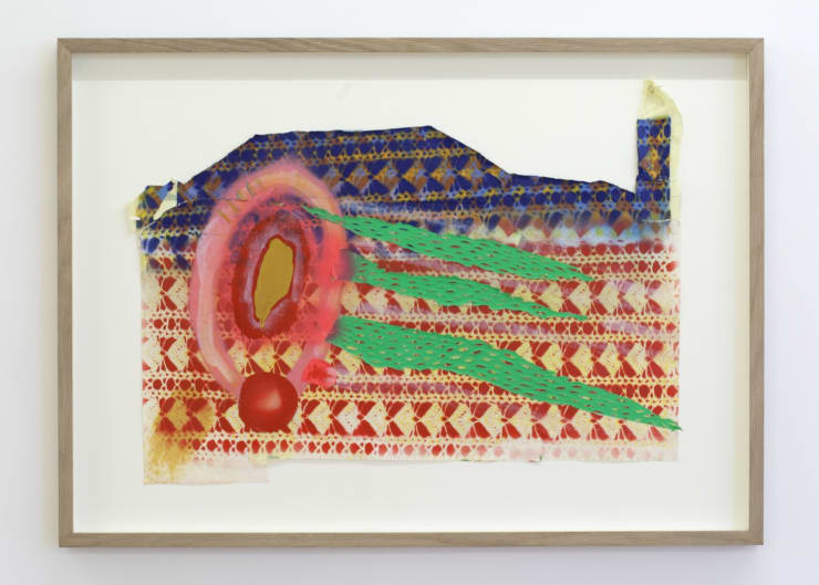 Flagg, 2015 Blönduð tækni á pappír / Mixed media on paper 53 x 74 cm (20 13/16 x 29 1/8 in.) DÖH0017