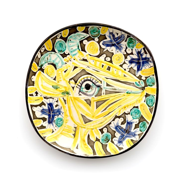 Picasso Ablo Picasso Madoura Ceramic Plate Te Te De Che Vre De Profil A R 154