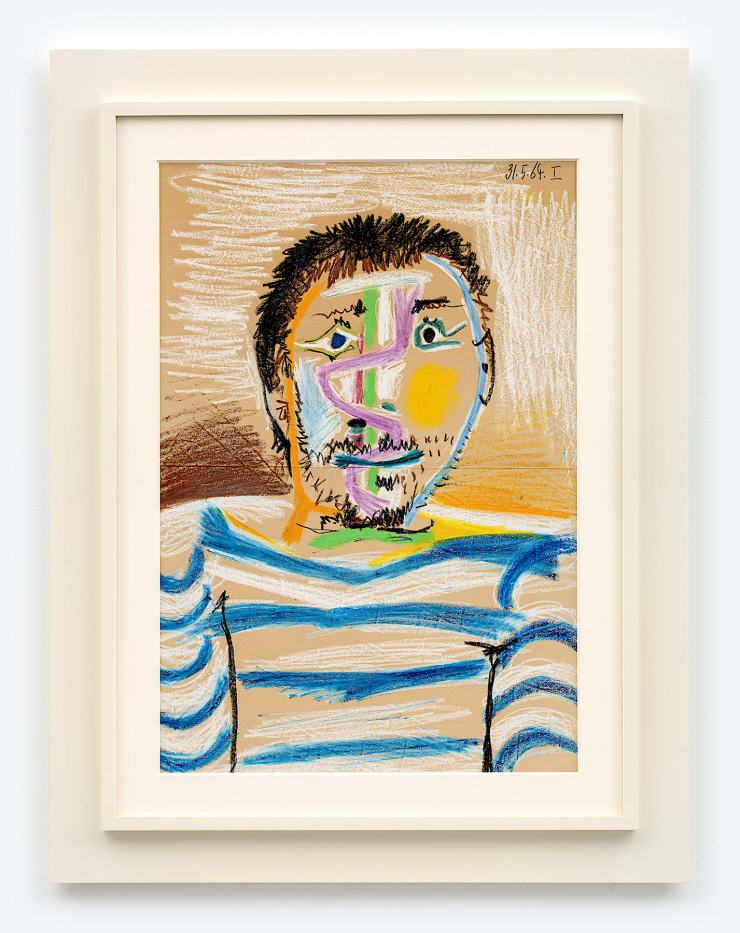 Pablo Picasso, Buste d'Homme (31 Mai 1964).