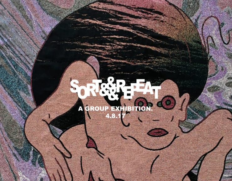 showcard image featuring a woman with alien eyes