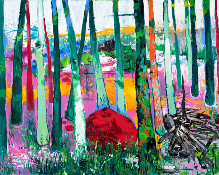 Abraham Lacalle F Sil Del Futuro 2023 Oil On Canvas 250 X 200 Cm