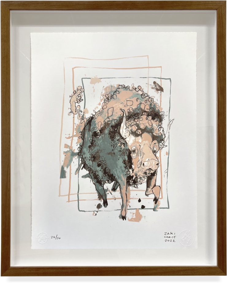 Buffalo VI Framed Print by Zaki Christ, Limited Edition