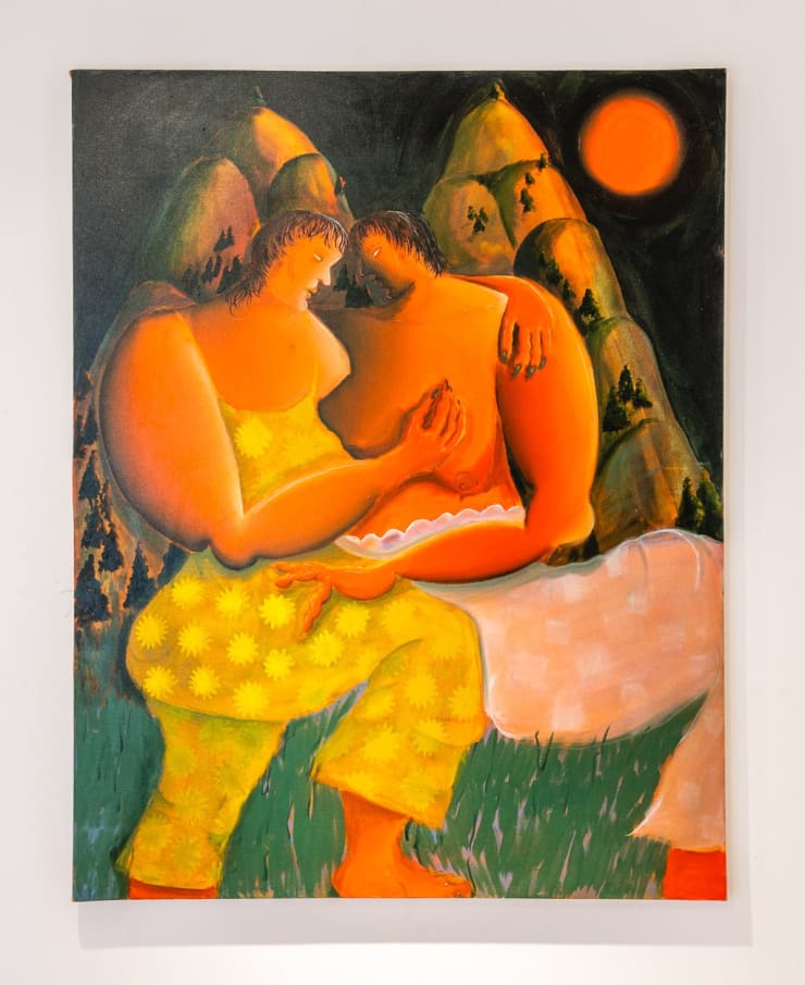 Oriele Steiner, So you don't confuse them with mountains, 2021 Installation view