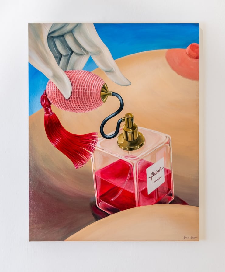 Jeanine Brito, Fleisch (eau de parfum), 2022 Installation view