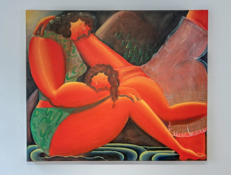 Oriele Steiner, You're talking over People, 2021 Installation view