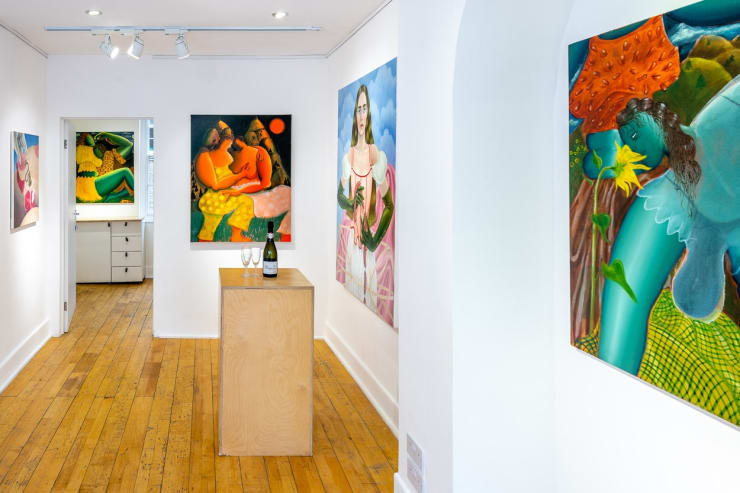 Oriele Steiner and Jeanine Brito Installation view