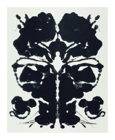 Andy Warhol (1928-1987) Rorschach stamped twice with the Andy Warhol and Andy Warhol Foundation for the Visual Arts stamps and numbered ‘PA75.048’ (on the overlap) silkscreen ink on canvas 120 x 96 in. (304.8 x 243.8 cm.) Painted in 1984.