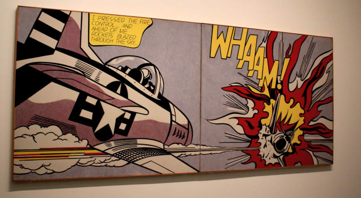 Roy Lichtenstein Whaam!, 1963 Tate Modern Photo by andré.luís is licensed under CC BY 2.0.