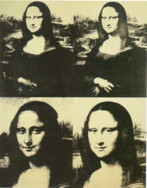 Andy Warhol Mona Lisa. 1963