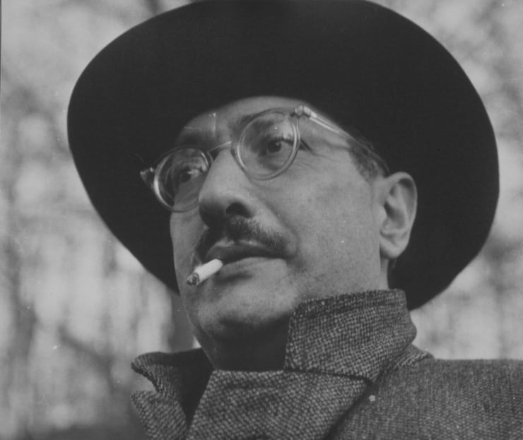 1940's Photograph of Mark Rothko, painter, by Conseulo Kanaga no known copyright restrictions - institutions of the Brooklyn Museum