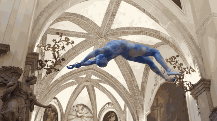 Ugo Rondinone Installation at Scuola Grande San Giovanni Evangelista, Venice Biennale, 2022