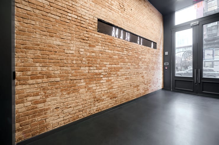 Julian Opie People 13, 2014 Installed in the lobby of 2 Crosby Street, SoHo, New York