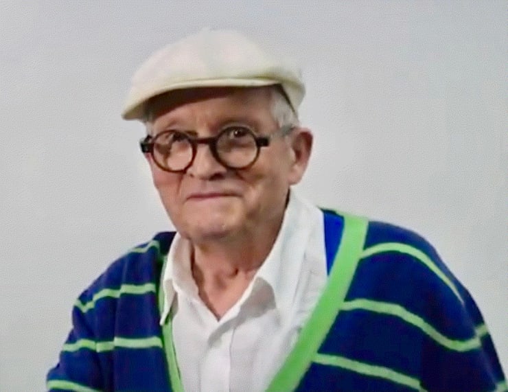 David Hockney 2017 at Flash Expo by Connaissance des Arts