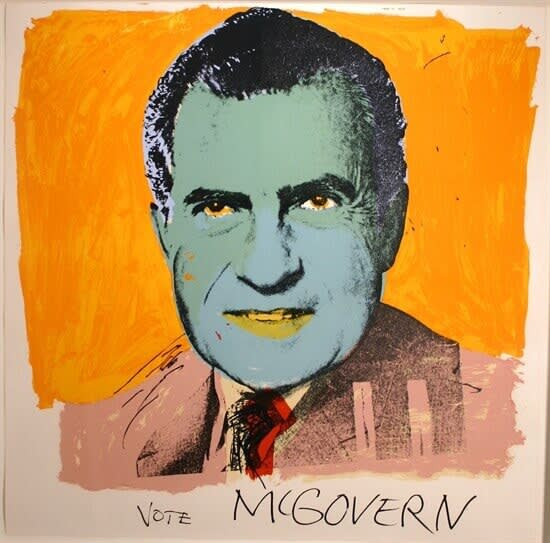 Andy Warhol Vote McGovern – Feldman II.84, 1972 Screenprint, 42 x 42 in AW001019