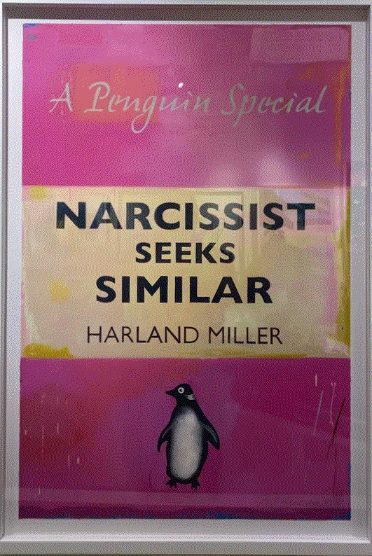 Harland Miller Narcissist, 2021 Signed and dated. numbered on the verso Etching Relief 84 x 57 Edition is 50