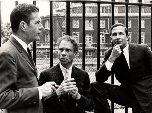 John Cage, Merce Cunningham and Robert Rauschenberg, London, 1964 Many of the Black Mountain students remained life-long friends.