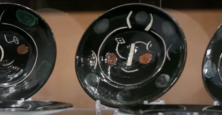 Pablo Picasso. Visage Noir series plates