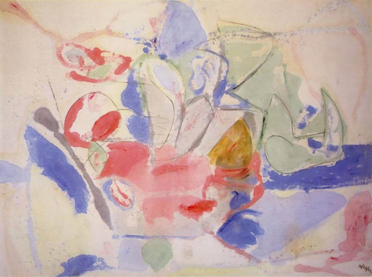 Helen Frankenthaler Mountains and Sea, 1952 National Gallery of Art, Washington, D.C.