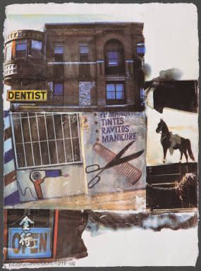 Robert Rauschenberg L.A. Uncovered #10, 1998 16 color screenprint, 32 X 23.5 in., Edition of 62