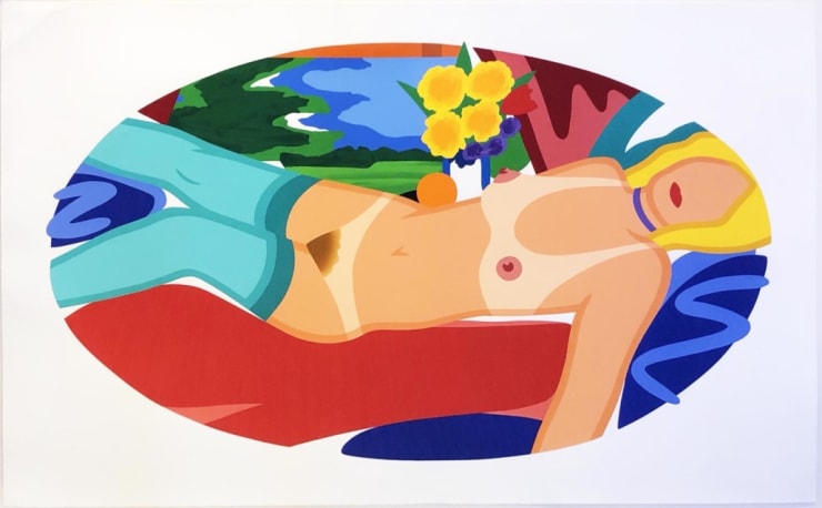 Available at VFA: Tom Wesselmann Beautiful Bedroom Kate, 1996 Screenprint, 41 X 52.75 in., Edition of 90