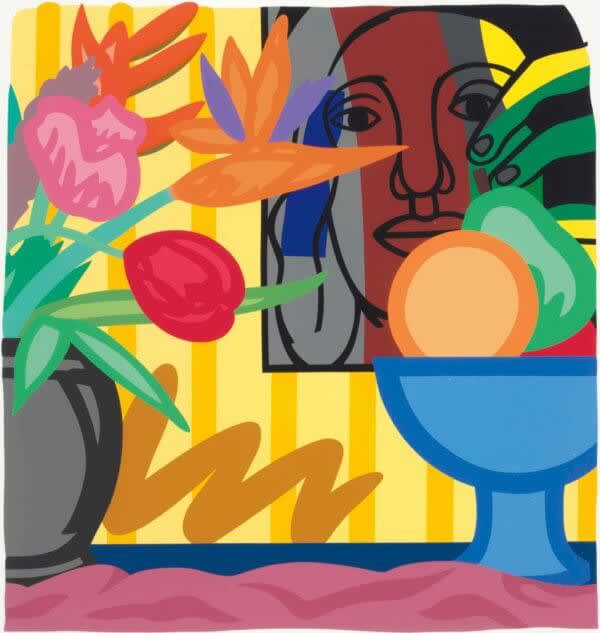 Tom Wesselmann Mixed Bouquet with Leger, 1993 Screenprint on museum board 54.50h x 51.25w in 138.43h x 130.18w cm 72/90 For sale at VFA