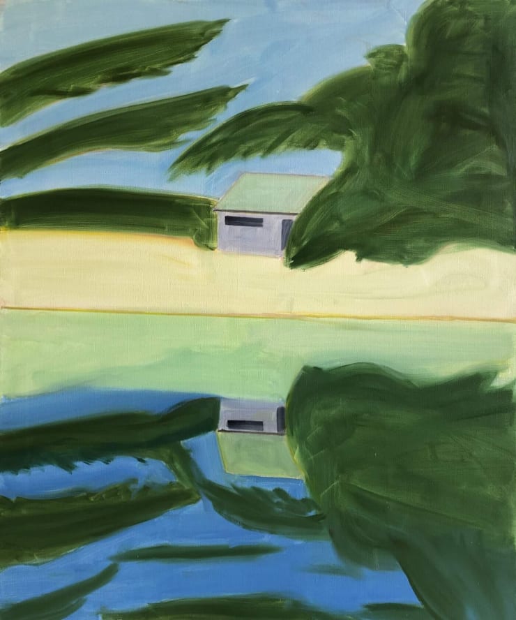 Alex Katz Reflections 2, 2021 Archival Pigment ink on innova Etching 47h x 39.50w in 100 For sale at VFA