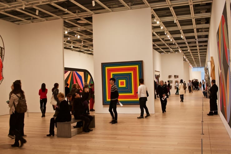 Frank Stella Retrospective, Whitney Museum of American Art "Frank Stella Retrospective, Whitney Museum of American Art" by naotakem is licensed under CC BY 2.0. Taken on January 4, 2016