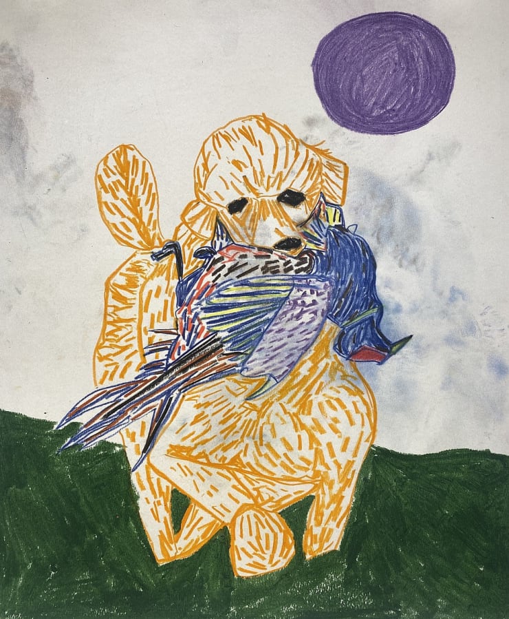 Susumu Kamijo Untitled, 2016 Oil Crayon and Pastel on paper 20h x 16w in Available at VFA