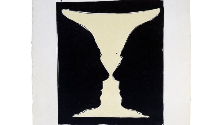 Jasper Johns Cups 2 Picasso, 1973 Lithograph, 12.5″ x 10″