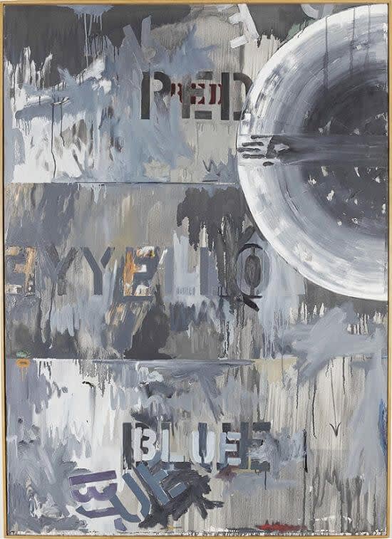 Jasper Johns Periscope l, 1962 Oil on canvas 67 x 48″ (170.2 x 121.9 cm)