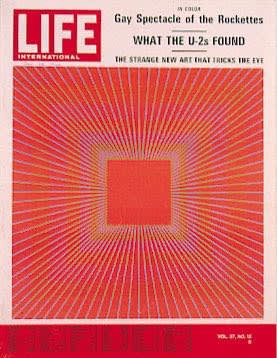 In 1964, LIFE magazine featured work by Richard Anuszkiewicz
