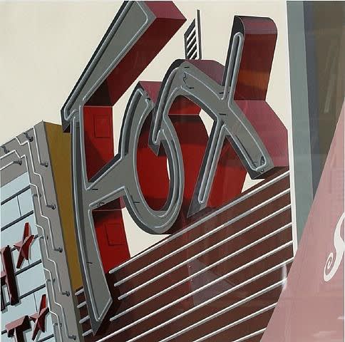 Available for Sale: Robert Cottingham Fox – 2009 Silkscreen 38 X 38 in. Edition of 100