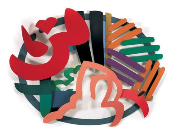Tom Wesselman Still LIfe with Johns and Matisse, 1992/1993 Oil on cut-out aluminum 72 x 92 x 11 inches