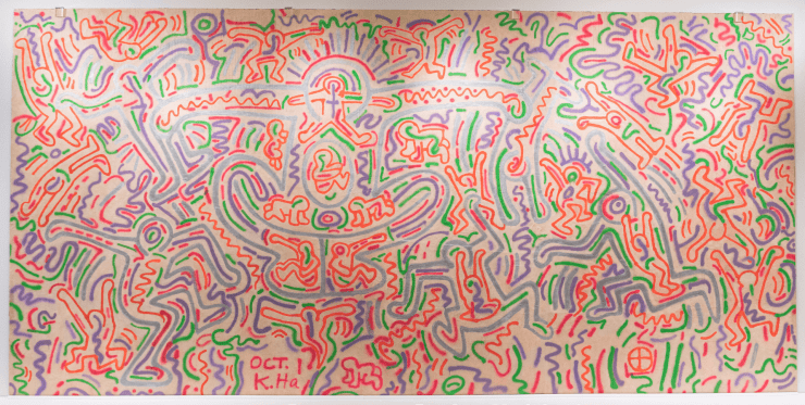 Keith Haring Fiorucci Mural, 1983